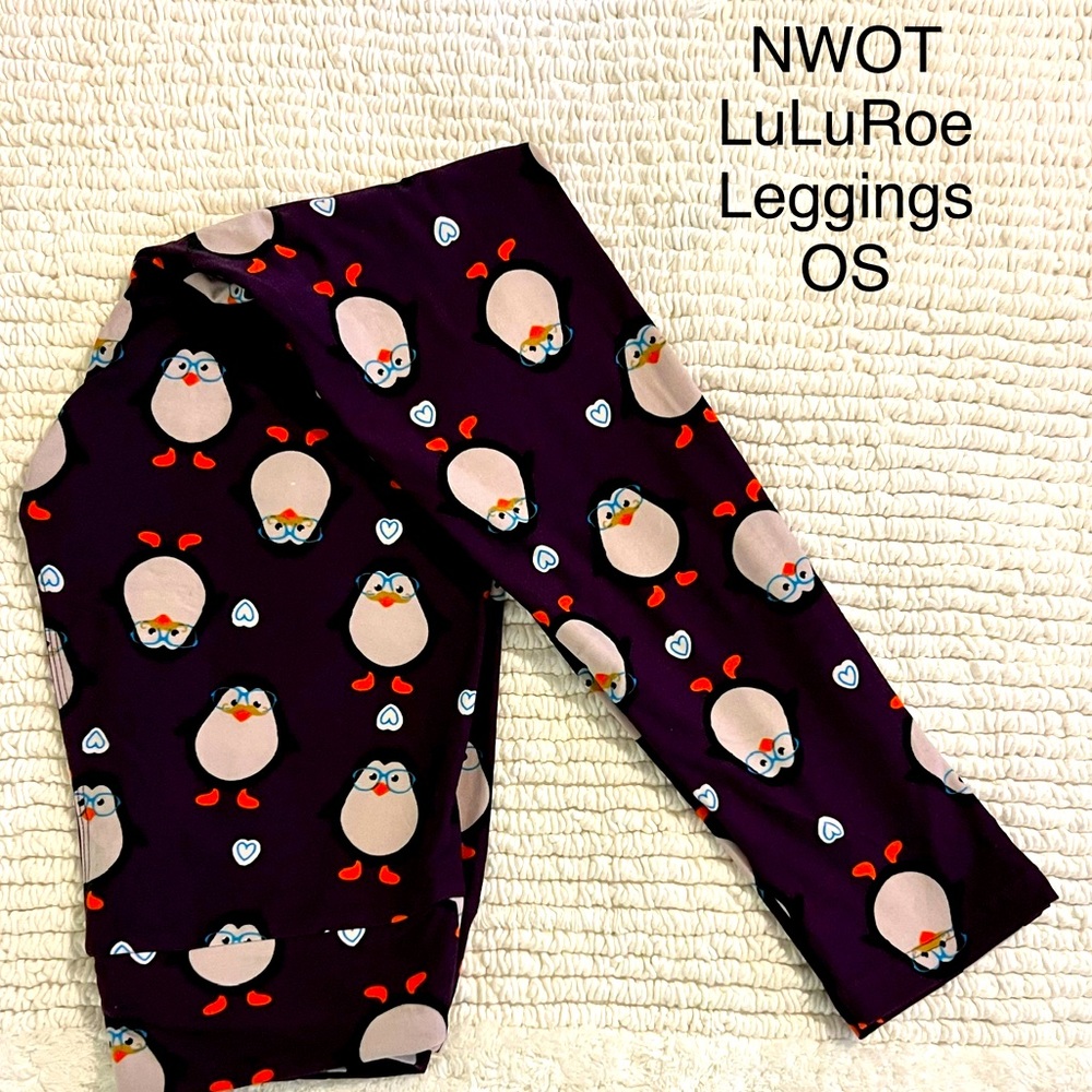 NWOT LuLaRoe Penguin Leggings (Rare)